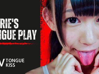 Japan Fetish Fusion: Wet Tongue Kisses with Marie Konishi