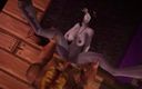 Wraith ward: Раздвигая киску Draenei | Warcraft пародия