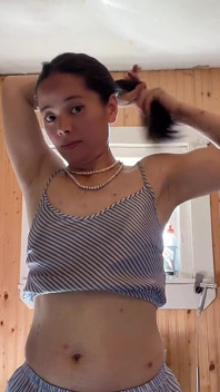 POV Hana in Shower Time