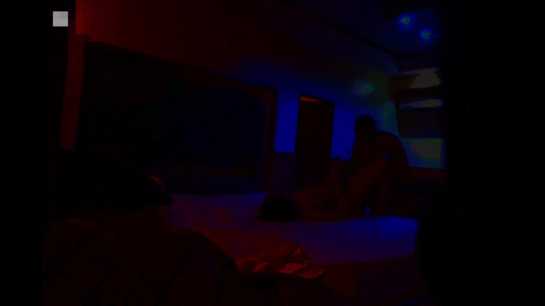 Afrocouple: Her Hard in Motel with Red Light Part 2