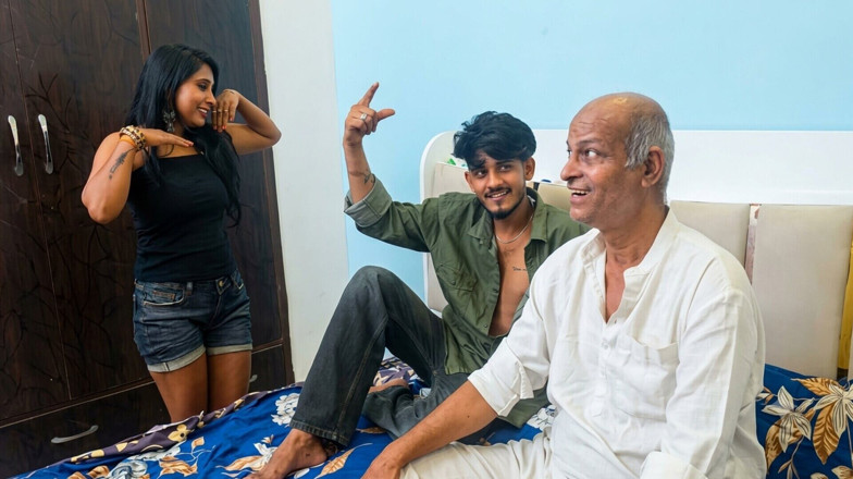 Sex_hub_: Indiana desi padrasto neto hardcore lambendo sexo a três vídeo