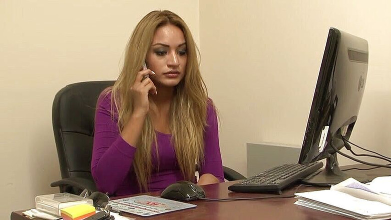 Lesbian Stories: Three hot lesbians having fun after job