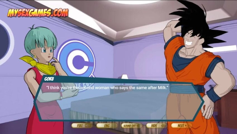 Miss Kitty 2K: Dragon Ballz - Vegeta a Goku šukají Bulmu