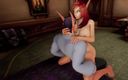 Wraith ward: A night with hot Elf Milf redhead | Warcraft Porn Parody