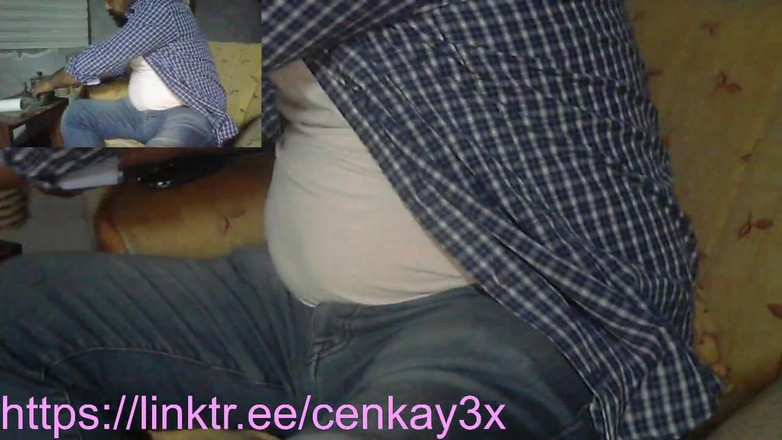 CenkAy: 공중에서 사정하는 스트레이트 남자