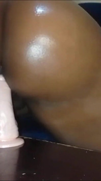 Close up Riding and Twerking on My Dildo