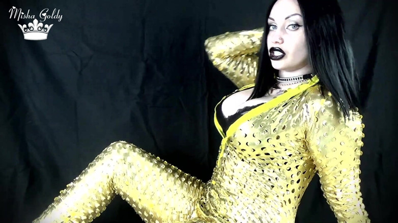 Goddess Misha Goldy: 闪亮的mindfuck和pops puppet joi