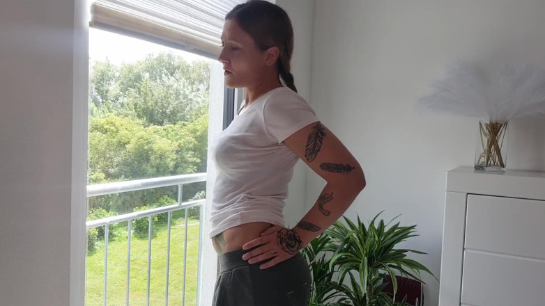 SpicyKylieFoxx: Striptease and Masturbation for the Voyeur Neighbor
