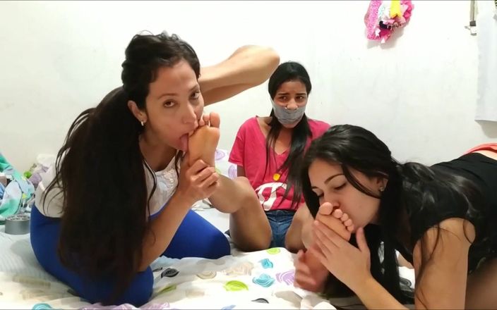 Selfgags Latina Bondage: Cleaning Maria&amp;#039;s Stinky Feet!