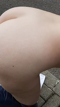 Exhibitionismus!whore Walk - Nude Girl Outdoor!