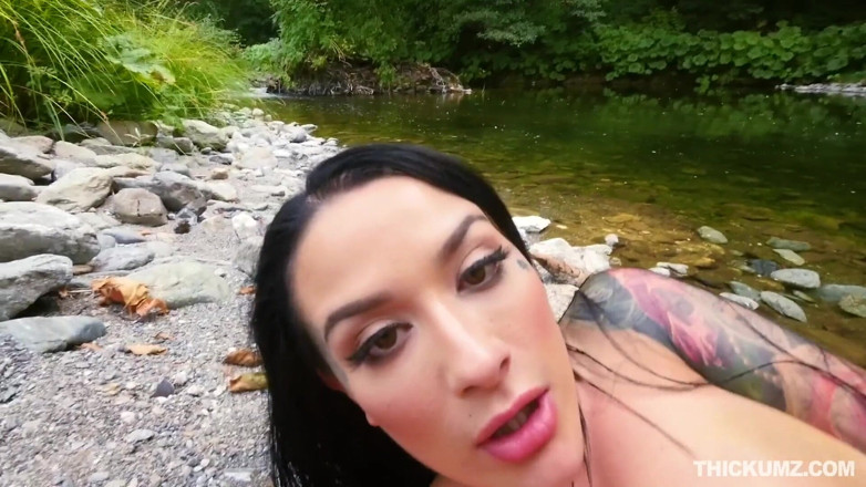 Team Skeet: Thickumz - Booty and busty chick banged in the woods