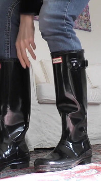 Special JOI and CEI Squeaky Rubber Boots Game