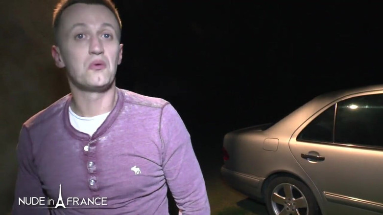 Nude in France: A Blindfolded Young Wife Offered by Her Husband Gets Hard...