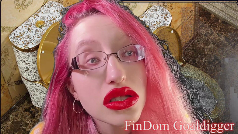 FinDom Goaldigger: Toilet cleaner servant transformation!