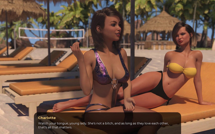 3D Cartoon Porn: Tidak ada lagi uang tunai 4 - toby menekan payudara ibu kosnya...