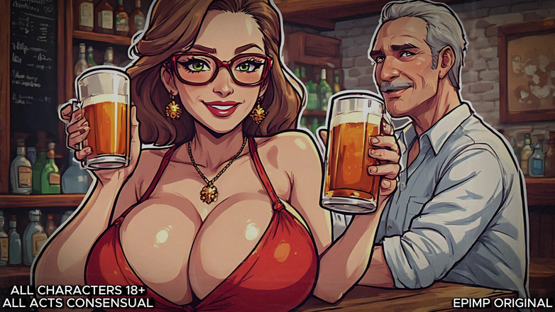 AI Porn: La troia del bar fa una fantasia audio erotica