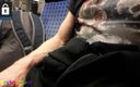 Funny boy Ger: Hot guy jerking in a driving train and cum on...