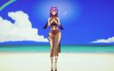 Mmd anime girls: Mmd R-18 Anime Girls Sexy Dancing clip 207