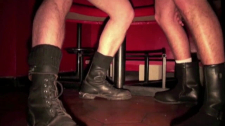FETISH BDSM STUDIO: Muscle boys fucking in leather fetish outfits