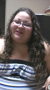 Ghetto Nerdy Womanatee Gobbling Cum From Tiny Cock Blowjob Glasses Pee Pee Swallower!