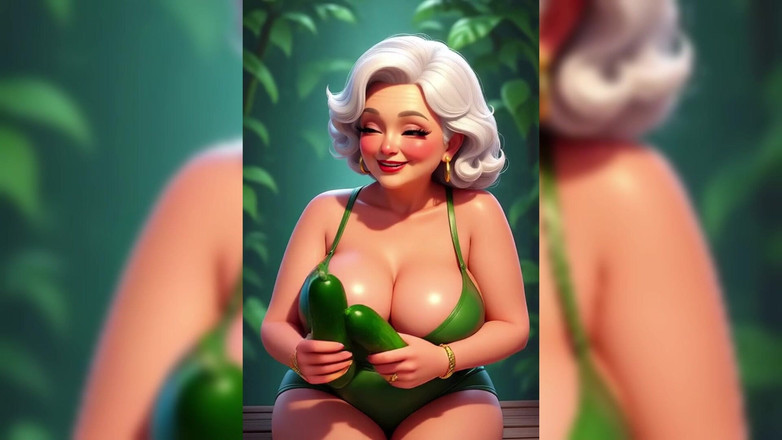 AI Porn: 奶奶黄瓜动画