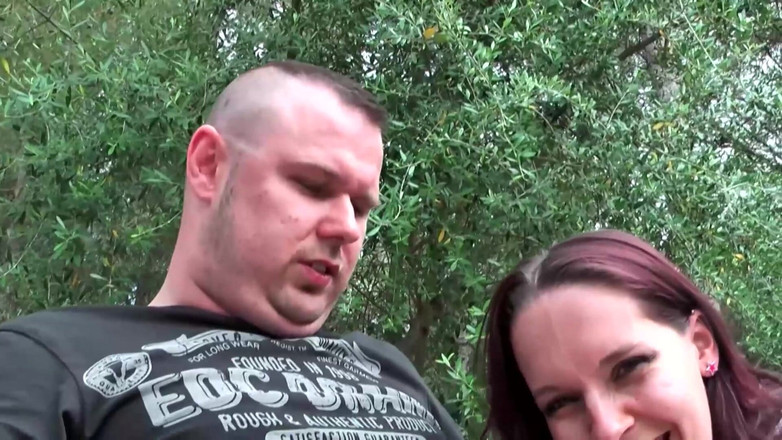 DEUTSCHLAN PORNO XXX: Sexy německý pár šuká na balkóně a stříká do pusy