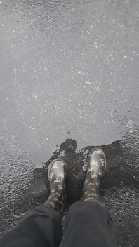 Rainy Day Play in Boots