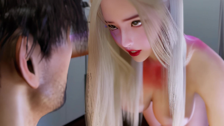Why fuck so hard: 3D troia bionda cosplay con grandi tette è stata scopata così...