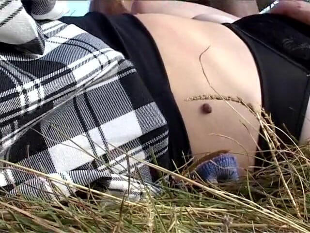 Xtime Network: Older slut likes threesome in wild nature