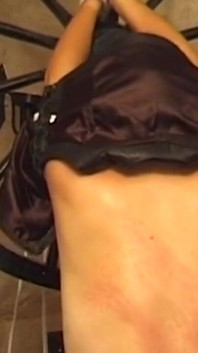Tightly Bound Mature Brunette MILF Drenched in Hot Wax