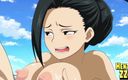 Hentai ZZZ: Momo Yaoyorozu - boku no herói hentai