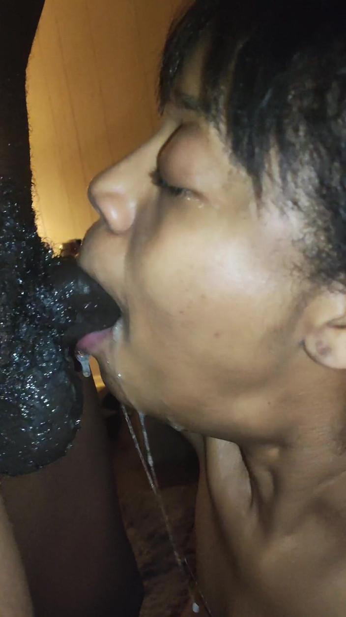 DaddyDeepDiQ: Lábios rosa super desleixados no meu pau