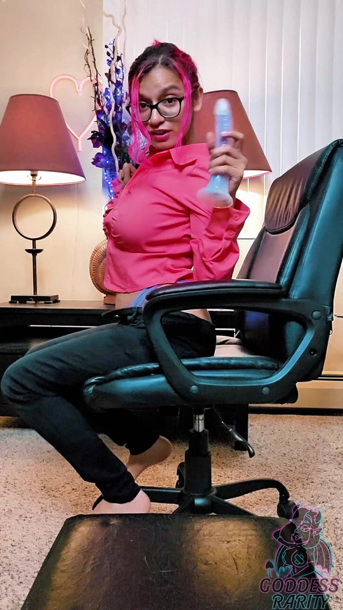 Goddess Rarity: Godin Rarity cuckt haar baas in zijn kantoor