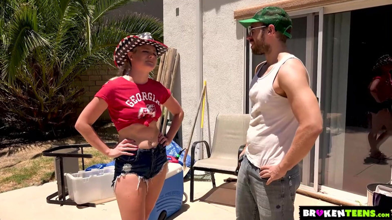 Broken teens: Broken teens – Lisey Sweet's 4th of July country ass fucking with...