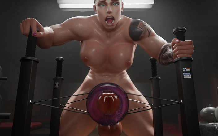 Hatano Oshidax: Nyl Hot White Big-booty Gym Slut Goes Wild on Fucking...