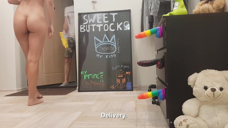 SweetButtocks: I Meet the Delivery Guy Naked