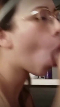 Deep Blowjob with a Beautiful Horny Latina