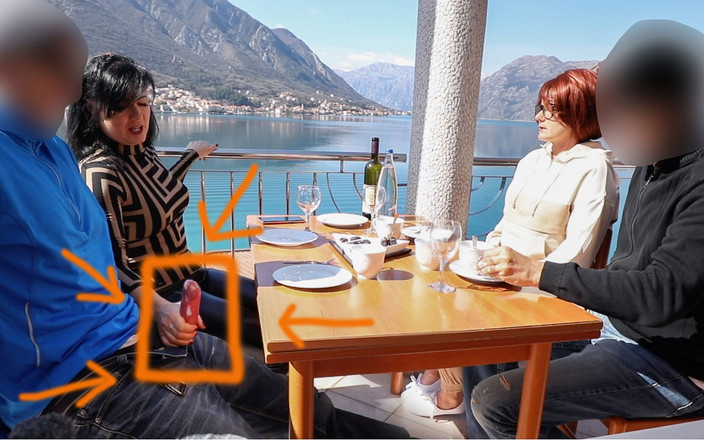 Alexandra Wett: Pau do trainee masturbado duas vezes no restaurante