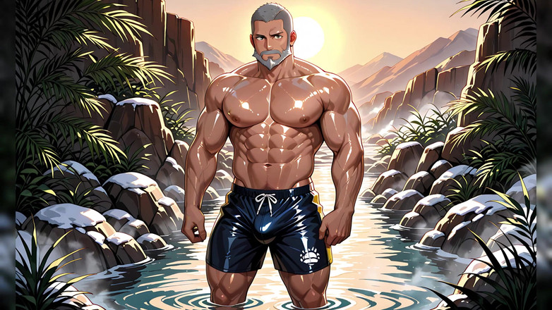 Erotic Man: Ai Lucah Lelaki Berotot Campurkan Bonjolan Lembut