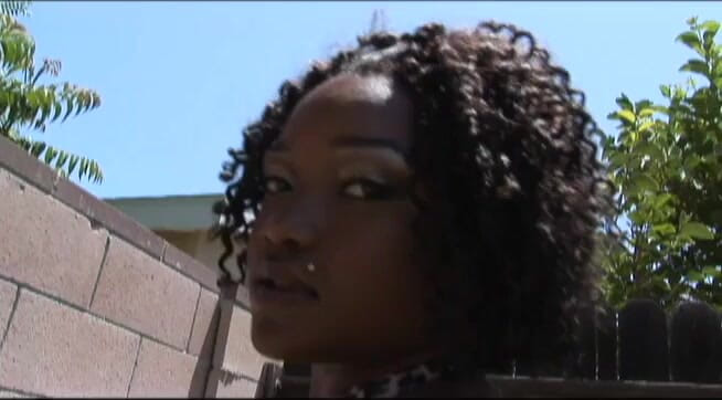 VOP Ebony Babes: Tattooed BBW ebony smashed by a big black cock