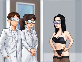 Cartoon Play: Summertime saga part 216 - sexy science teacher in lingerie