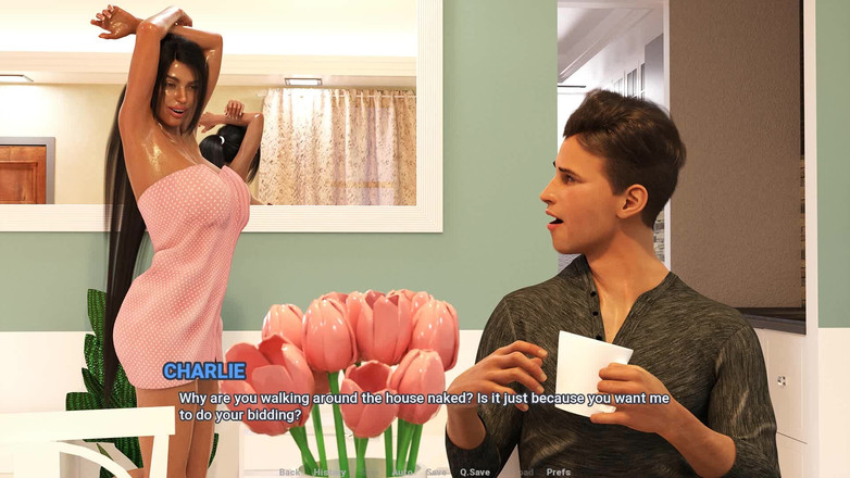 Dirty GamesXxX: Tentaciones del amor. Cachonda compañera de cuarto - episodio 2