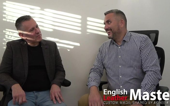 EnglishLeathermaster: Майстер і хлопець принижують маленький член