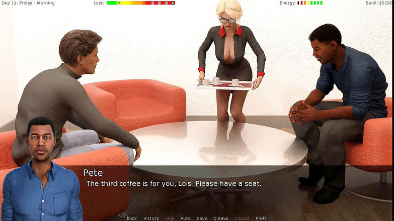 Dirty GamesXxX: La coloc : nouvelle secrétaire sexy à gros nichons, épisode 8