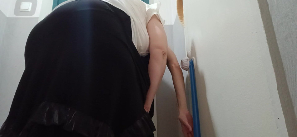 Lesbian-illusion: 私と隣人は彼氏が仕事中に情熱的なセックスをしています