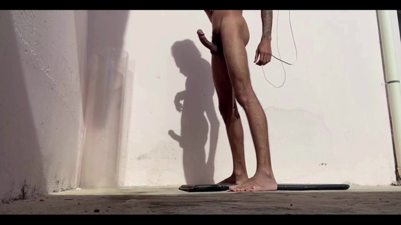 arabeputo: 흥분한 아침에 스트레칭.