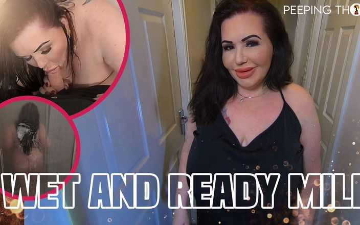 PeepingThom: Mia si tante semok super semok lagi asik muasin memeknya...