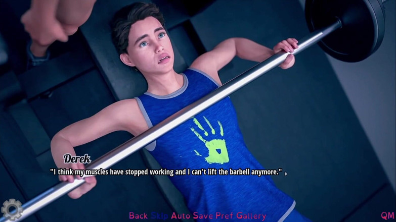 Hades mornignstar: Simon Fuck Gym Trainer by Accident (double Fucked)