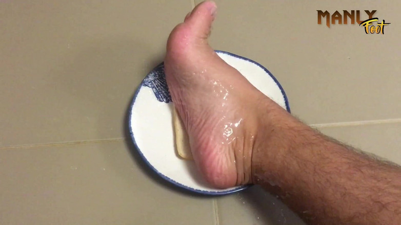 Manlyfoot: Sandwich kaki muncrat - kamu mencoba menggodaku? Serial dengan kaus kaki...