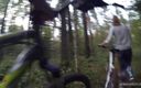 Alisa Lovely: Blowjob for my BF in bike park POV